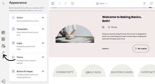 Wix Editor: Customizing Your Color Theme, Help Center